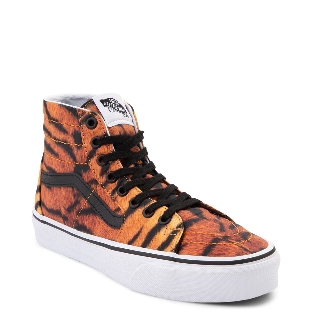 NWT Vans SK8 Hi Tapered Skate Shoes Tiger Animal Print - Picture 3 of 7